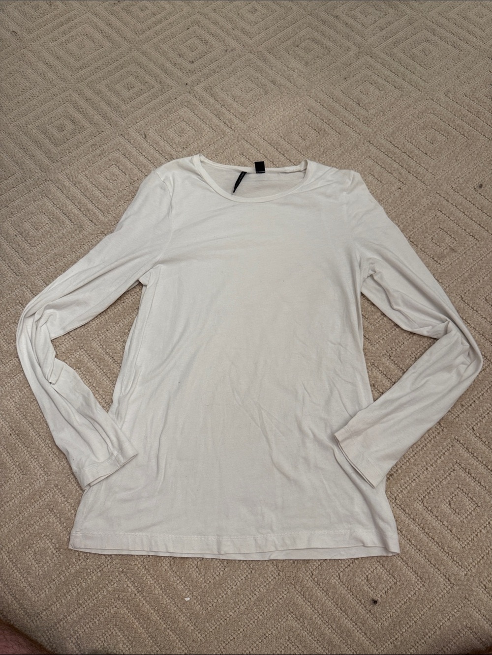 Classic Long Sleeve Tee in White